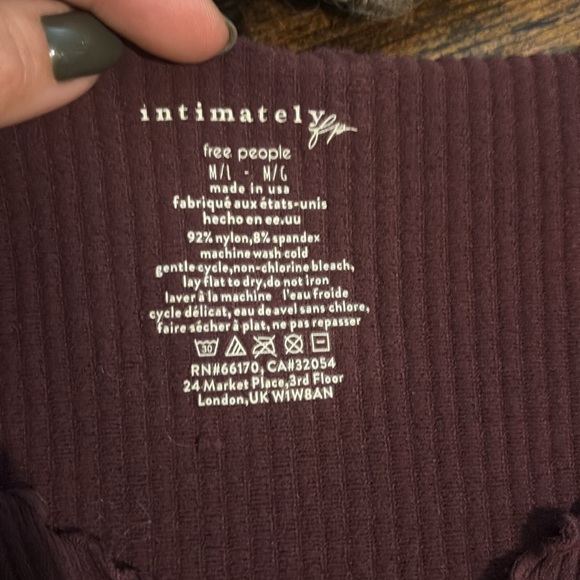 Free People Easy to Love seamless long sleeve top - Picture 6 of 8